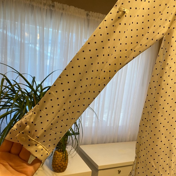 Pre-owned H&M Polka Dot Blouse US Size 10 - Picture 4 of 5